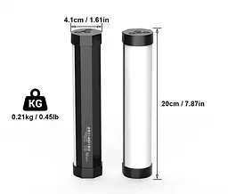 Світлодіодний світильник - підсвітка геймерська Luxceo V8 Portable RGB Video Light Gamer Lamp акб 2000mAh - мініатюра 10