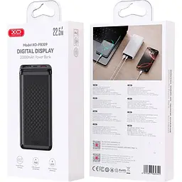 Зовнішній акумулятор XO PB309 20000mAh 22.5W Black [163285] - мініатюра 4