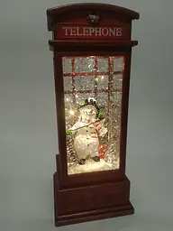 Новорічний нічник телефонна будка XMAS WDL-25002A 25 см (47702-10103_719)