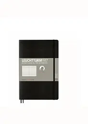 Блокнот Leuchtturm1917 Paperback (B6), М'яка обкладинка, Чорний, Лінія (358288)