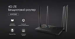 Маршрутизатор MW5360 N300, 4G/LTE, 2xFE LAN, 1xFE WAN Netis teh0017061 - мініатюра 8