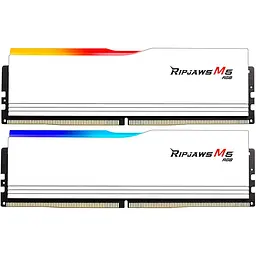 Модуль пам'яті G.Skill DDR5 32GB (2x16) Ripjaws M5 6400Mhz RGB White XMP 3.0 (F5-6400J3648F16GX2-RM5RW)