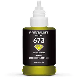 Чорнило PRINTALIST 673 для Epson L800 140г Yellow водорозчинне (PL673Y) - мініатюра 3