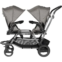 Коляска Peg-Perego Duette для двійні сіра - мініатюра 3