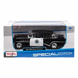 Масштабна модель автомобіля Maisto 1955 Buick Century (1:26) чорний (31295 black) - мініатюра 5