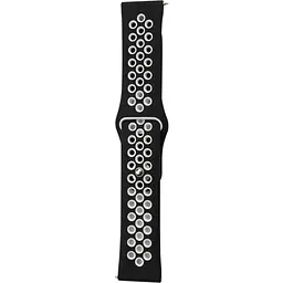 Універсальний ремінець Nike Sport Band для Samsung Gear S3 22mm Black/White [112569] - мініатюра 5