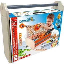 Конструктор Hape Junior Inventor Інструменти для експериментів 32 елементів (E3029) - мініатюра 8