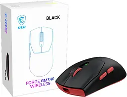 Миша MSI FORGE GM340 W Wireless RGB Black (S12-4301730-HH9) - мініатюра 2