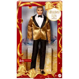 Колекційна лялька Barbie Signature Кен Святковий блондин (JGK55) - мініатюра 2