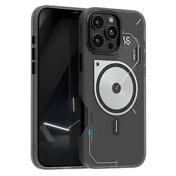 Прозорий чохол Aulumu A16 Frosted Case Translucent Gray, що світиться в темряві, для iPhone 16 Pro Max - мініатюра 5