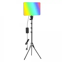 Світлодіодна прямокутна LED-лампа різнобарвна RGB PM26 з пультом - мініатюра 2