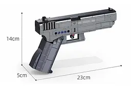 Конструктор "Пістолет G18" 336 деталей 670010 р.33*6*21см - мініатюра 2