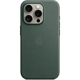 Чохол Apple FineWoven Case with MagSafe для iPhone 15 Pro Evergreen (MT4U3ZM/A) [92958] - мініатюра 4