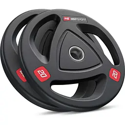 Набір дисків олімпійських Hop-Sport 2 х 20кг - мініатюра 1