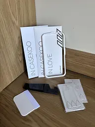 Захисне скло Casekoo для iPhone 14 Pro 6.1" загартоване 9H преміум класу набір з 2 шт (SKU-054) - мініатюра 6