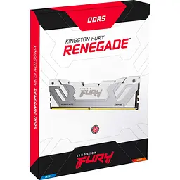 Модуль пам'яті Kingston DDR5 48GB (2x24) Fury 8800Mhz Renegade White (KF588CU42RWK2-48)
