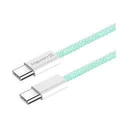 Дата кабель USB-C to USB-C 1.0m 60W 3.0А green ColorWay (CW-CBPDCC061-G) - мініатюра 6