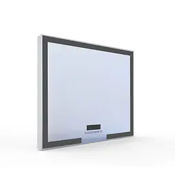 Дзеркало прямокутне 80*60см з підсвічуванням, підігрівом дзеркала, bluetooth, годинник, температура Volle 16-14-800, Білий матовий - мініатюра 3