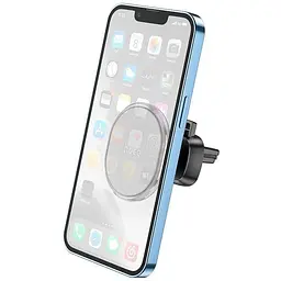 Тримач HOCO H1 Crystal magnetic (air outlet) фіолетовий - мініатюра 9