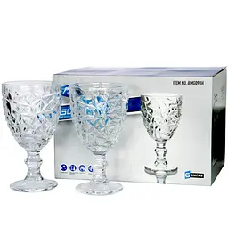 Набір бокалів для вина Crystal Alice 360 мл 6 шт. в упаковці G Horse YBCG-2201 (83002201/6_YBCG-2201) - мініатюра 5