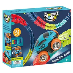 Інтерактивний трек з інерційною машинкою SHT 388 Changeable Trak (184pcs/1CAR) Colorful Epik - мініатюра 3