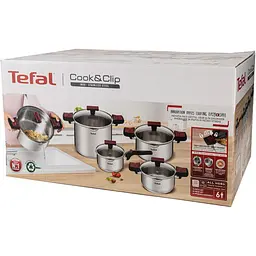 Набір каструль Tefal Cook&Clip G723SA74 [120152] - мініатюра 9