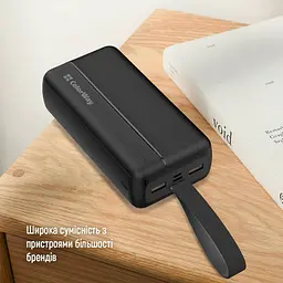 Повербанк ColorWay 30000 mAh High-power 2 USB QC3.0 + USB-C Power Delivery 22.5W Black - мініатюра 5