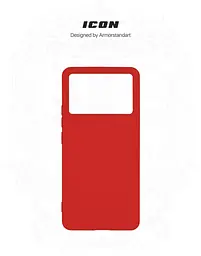 Чехол ArmorStandart ICON для Xiaomi Poco X6 Pro 5G Red (ARM73367) - мініатюра 3
