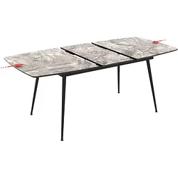 Стіл Avanti YENSE Cosmos Glossy 125-165x80 см (373795) - мініатюра 4