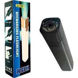 Ліхтарик DK Flashlight ZJ-108 Black [123135] - мініатюра 5