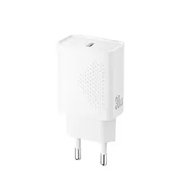 Мережевий зарядний пристрій XO L162(EU) 30W 1USB-C Fast Charger Білий