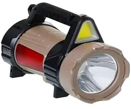 Переносний потужний ліхтар Gold Silver GS-910 15W Коричневий (GS-910_1138) - мініатюра 3