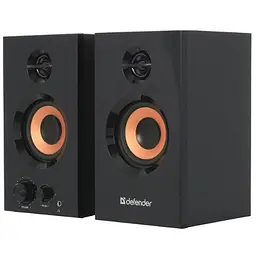 Акустичні колонки Defender Aurora S20 (2.0) 2x10W (дерево) Чорні - мініатюра 3