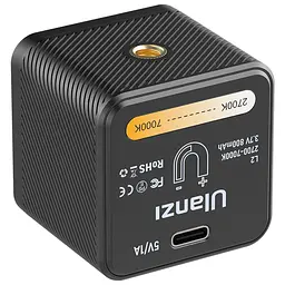 Відеосвітло Ulanzi L2 Bi-color COB Vedio Light IP6 Black (3051) (3051) - мініатюра 2
