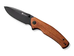 Ніж cкладний Sencut Slashkin S20066-4 Wood коричневий, чорне лезо