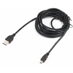 Кабель Cablexpert USB - mini-USB V 2.0 (M/M), 3 м, чорний (CCP-USB2-AM5P-10) - мініатюра 2