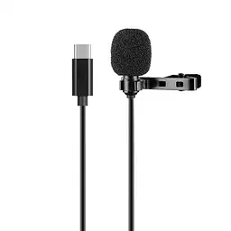 Мікрофон петличка для телефону Lavalier microphone MK-3 петличний мікрофон Type-c для смартфона 1.5 м - мініатюра 3