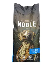 Сухий корм для собак Noble Dog Premium Adult 15 кг з лососем і рисом