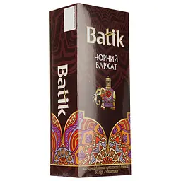 Чай чорний Batik Чорний бархат купажований дрібний 50 г (25 шт. х 2 г) - мініатюра 2