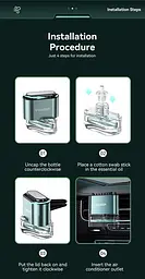 Авто освіжувач повітря для машини Essager Car air outlet press type perfume bottle - мініатюра 3
