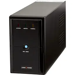 Джерело безперебійного живлення LogicPower LPM-625VA Black, 625VA, 437W, AVR, 2 розетки (Schuko), 12В/7.5Аг x 1 шт (4976)