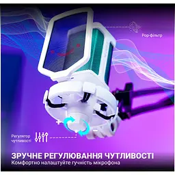 Мікрофон Fifine Q6TW White [119454] - мініатюра 10