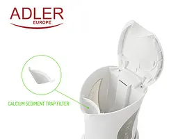 Електрочайник пластиковий Adler AD 03 1,0 літр - мініатюра 5