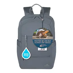 Рюкзак для ноутбука RivaCase 13.3" 8264 Ulsan Dark Grey (8264DarkGrey) - мініатюра 10