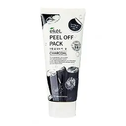 Маска-плівка Ekel Peel Off Pack Charcoal з екстрактом деревного вугілля