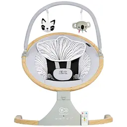 Заколисуючий центр Kinderkraft LUMI Wooden Grey - мініатюра 5