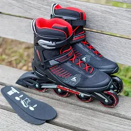 Ролики Rollerblade Zetrablade 300 Чорний-Червоний - мініатюра 6