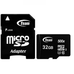 Карта пам'яті Team 32Gb microSDHC class 10 (TUSDH32GCL10U03) - мініатюра 2