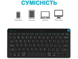 Клавіатура JLAB Go Black (IEUKGOKEYBRBLK4) - мініатюра 8