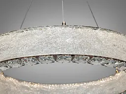 Підвісна LED люстра Diasha 662/500GD каскад золото 58 Вт пульт - мініатюра 6